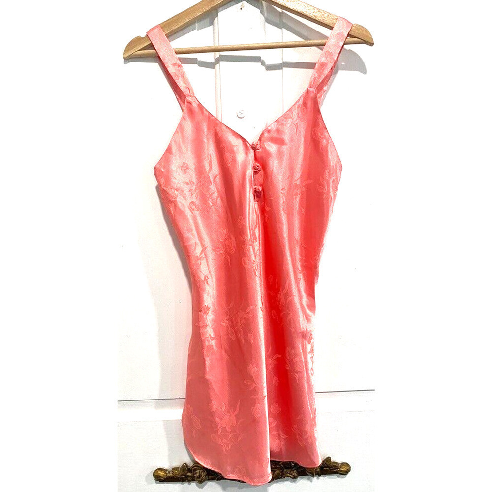 M.T. Morgan Taylor intimates - Satin peach slip dress women's size small